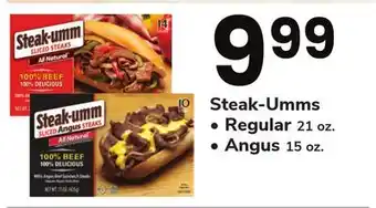 ACME Steak-umms regular 21 oz. angus 15 oz offer