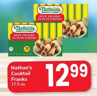 ACME Nathan's cocktail franks offer