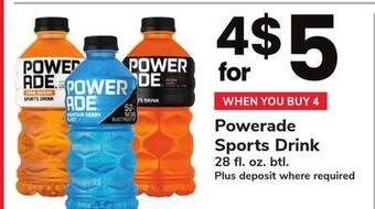 ACME Powerade sports drink offer
