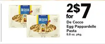 ACME De cecco egg pappardelle pasta offer