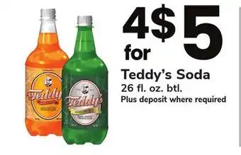 ACME Teddy's soda offer