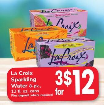 ACME La croix sparkling water offer