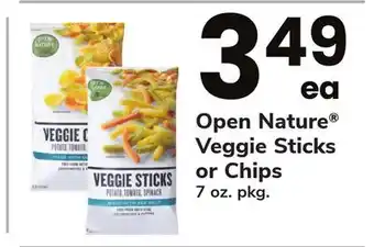 ACME Open nature veggie sticks or chips offer