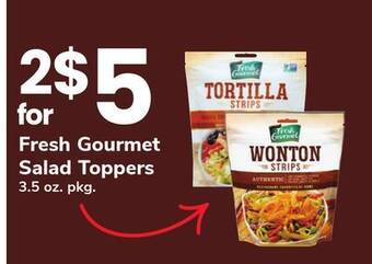 ACME Fresh gourmet salad toppers offer