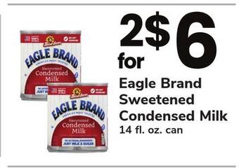 ACME Eagle brand sweetened condensed milk offer