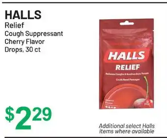 Health Mart Halls offer