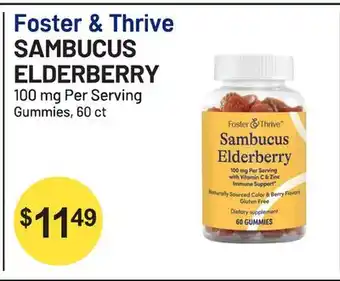 Health Mart Foster & thrive sambucus elderberry offer