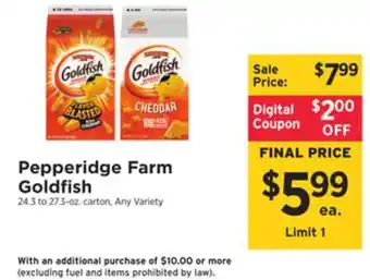 ShopRite Goldfish offer