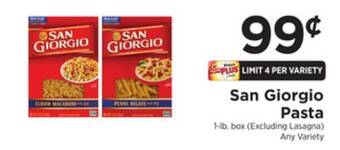 ShopRite Pasta offer