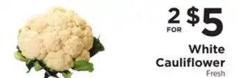 ShopRite White cauliflower offer