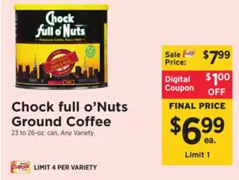 ShopRite Ground coffee offer