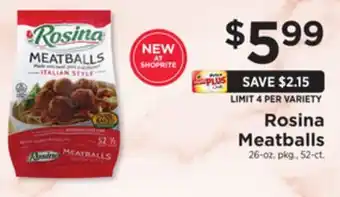 ShopRite Meatballs offer
