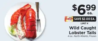 ShopRite Wild caught lobster tails offer