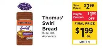 ShopRite Swirl bread offer