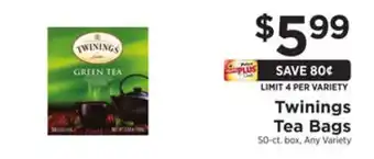 ShopRite Tea bags offer