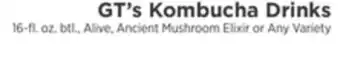 ShopRite Kombucha drinks offer