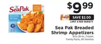 ShopRite Breaded shrimp appetizers offer