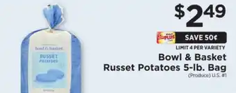 ShopRite Russet potatoes 5-lb. bag offer