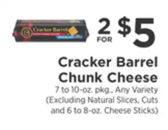 ShopRite Chunk cheese offer