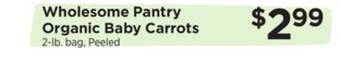 ShopRite Organic baby carrots offer