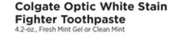 ShopRite Optic white stain fighter toothpaste offer