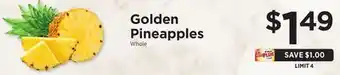 ShopRite Golden pineapples offer
