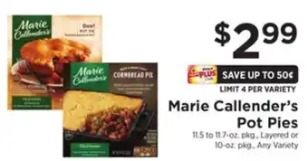 ShopRite Pot pies offer