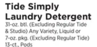 ShopRite Simply laundry detergent offer