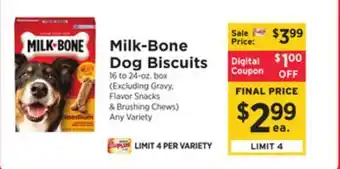 ShopRite Dog biscuits offer