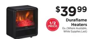 ShopRite Duraflame heaters offer