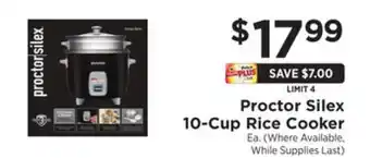 ShopRite 10-cup rice cooker offer