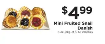ShopRite Mini fruited snail danish offer