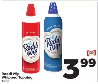 Weis Markets Reddi wip whipped topping offer