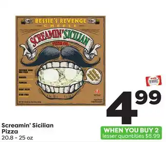 Weis Markets Screamin' sicilian pizza offer