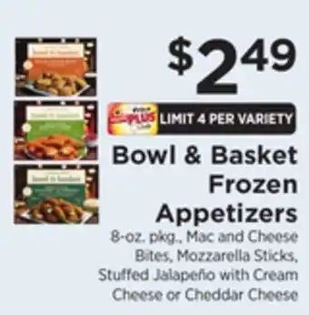 ShopRite Frozen appetizers offer