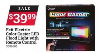 Ace Hardware Feit electric color caster led flood light with remote control offer