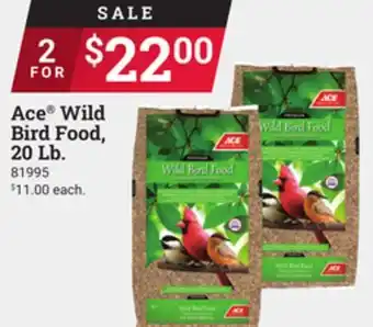 Ace Hardware Ace wild bird food, 20 lb offer