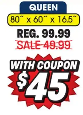 Big 5 Intex queen 16.5 deluxe dura-beam pillow rest airbed with built-in electric pump offer