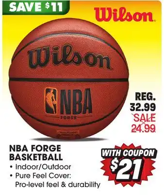 Big 5 Wilson nba forge basketball offer