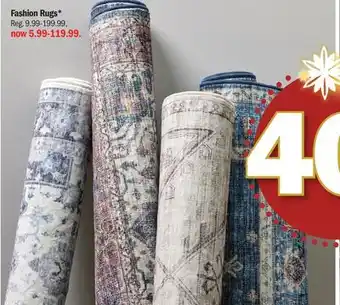 Meijer Fashion rugs offer