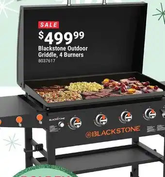 Ace Hardware Blackstone outdoor griddle, 4 burners offer