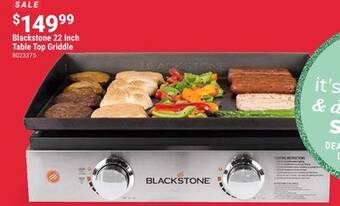 Ace Hardware Blackstone 22 inch table top griddle offer
