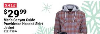 Ace Hardware Men's canyon guide providence hooded shirt jacket offer
