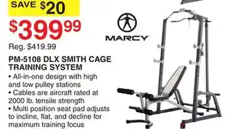 Dunham's Sports Marcy dlx smith cage training system offer
