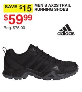 Dunham's Sports Adidas men's ax2s trail running shoes offer