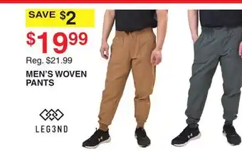 Dunham's Sports Leg3nd men's woven pants offer