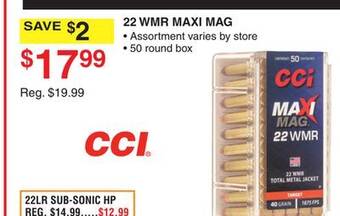 Dunham's Sports Ccl 22lr sub-sonic hp maxi mag offer