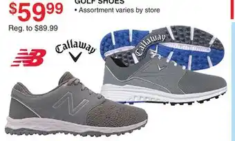 Dunham's Sports Callaway men's mission sl or women's fresh foam breathe golf shoes offer