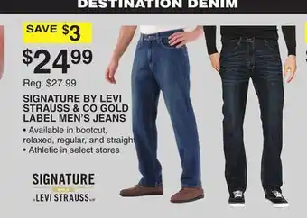 Dunham's Sports Signature by levi strauss & co gold label men's jeans offer