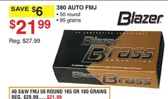 Dunham's Sports Blazer 380 auto fmj offer
